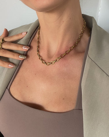 Aurix Chain Necklace 18K Gold PVD - STUDIO JO STORE